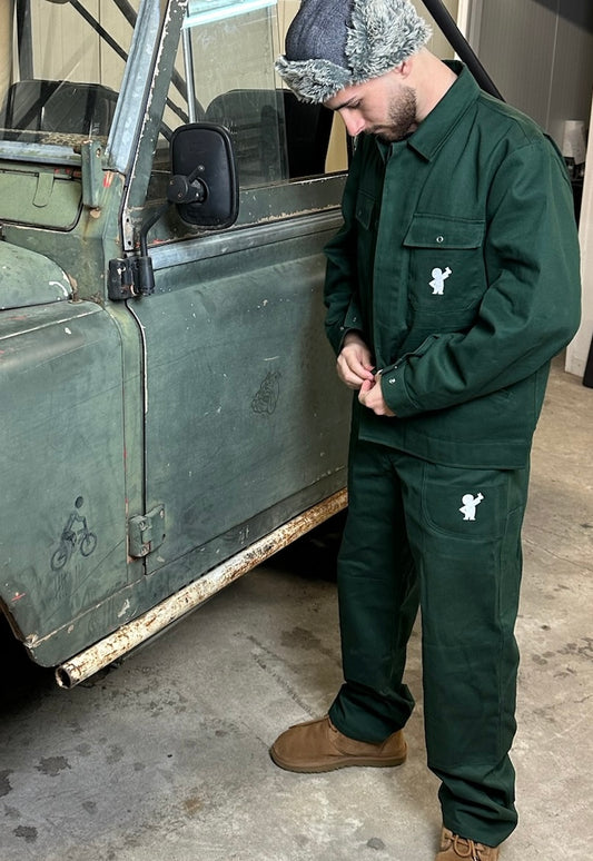 ID WORKING PANTS MOSS GREEN